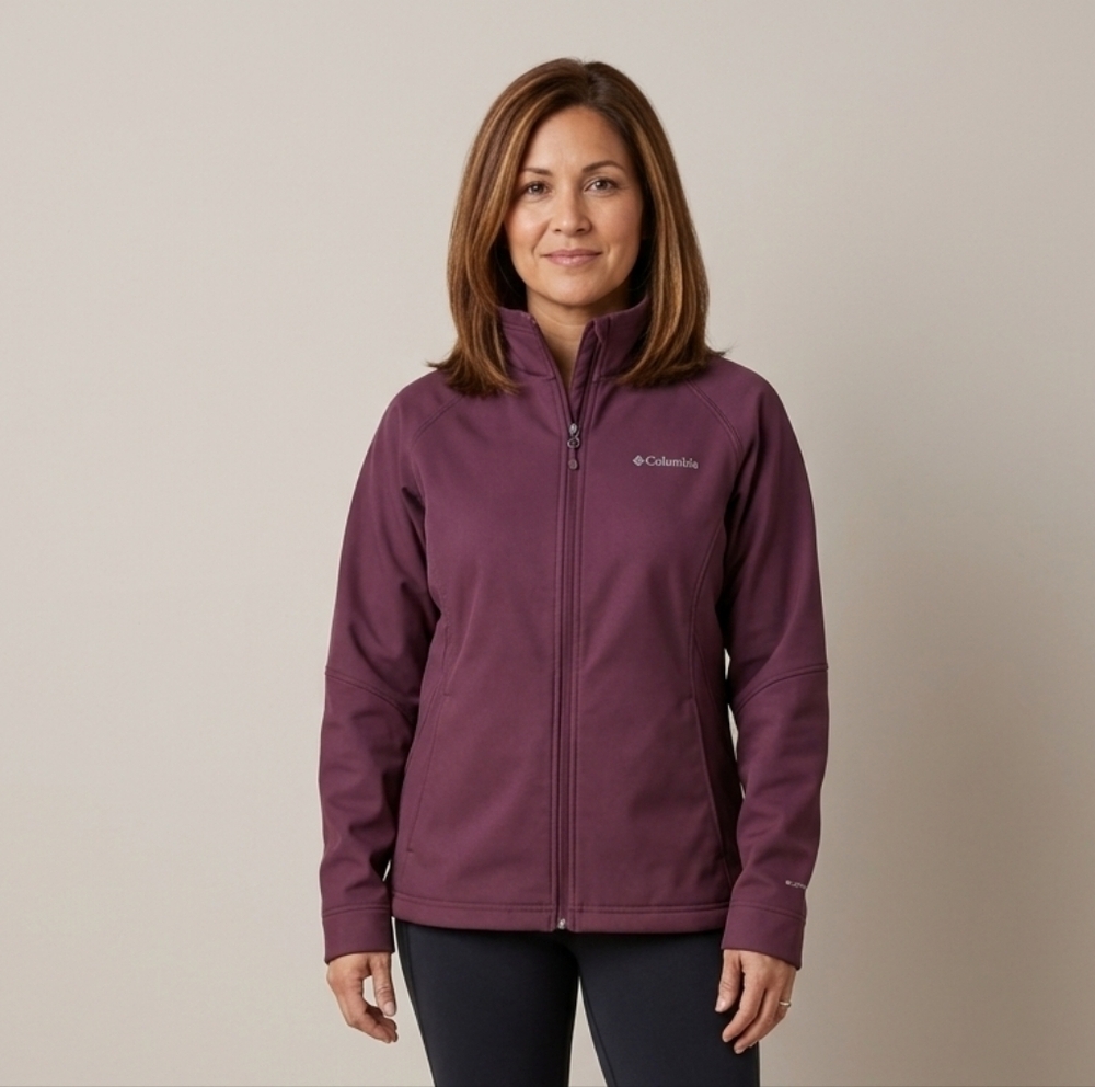 Columbia‎ Waterproof Neoprene Soft Shell Fleece Lined Jacket Coat Sz 1X
